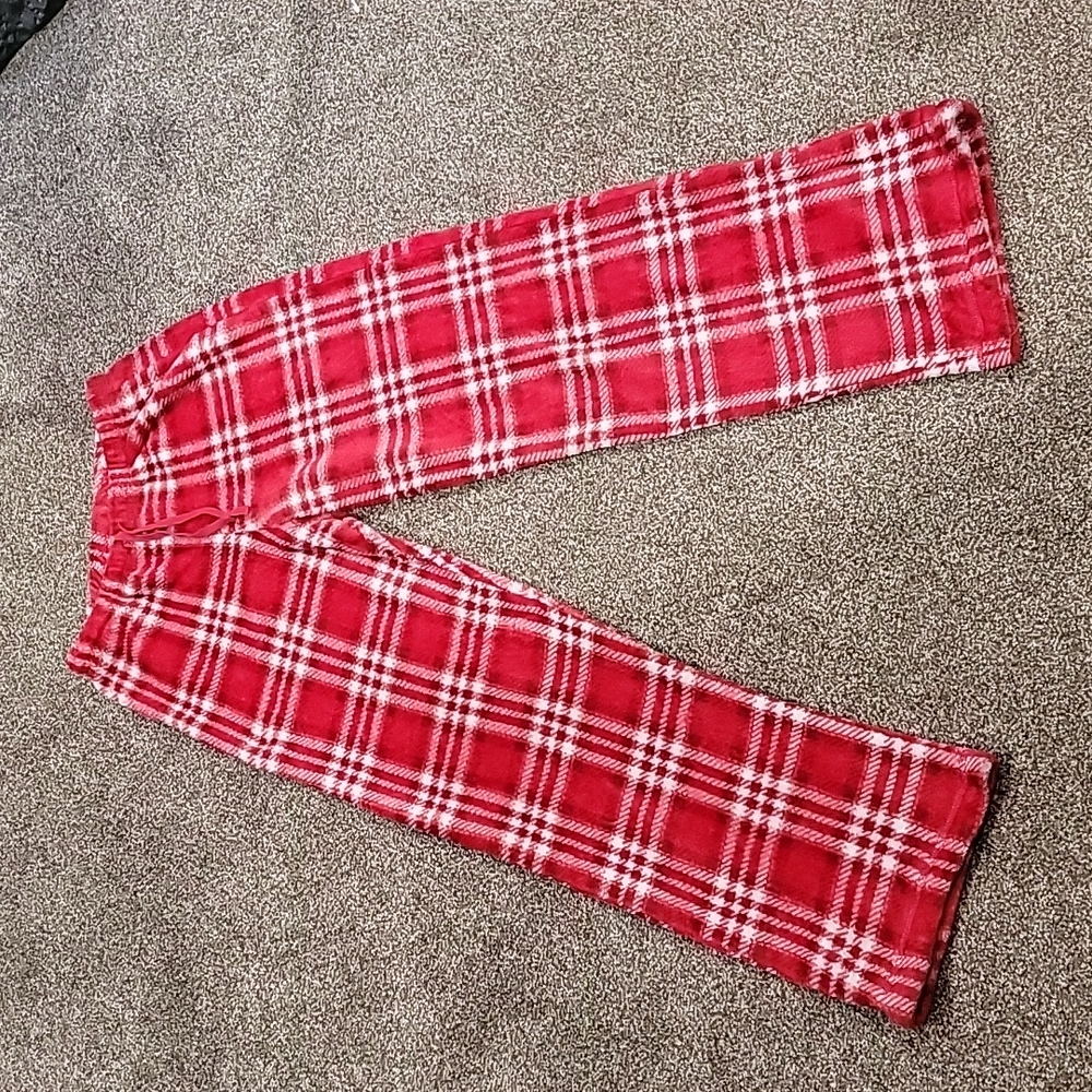 womans plaid pj bottoms